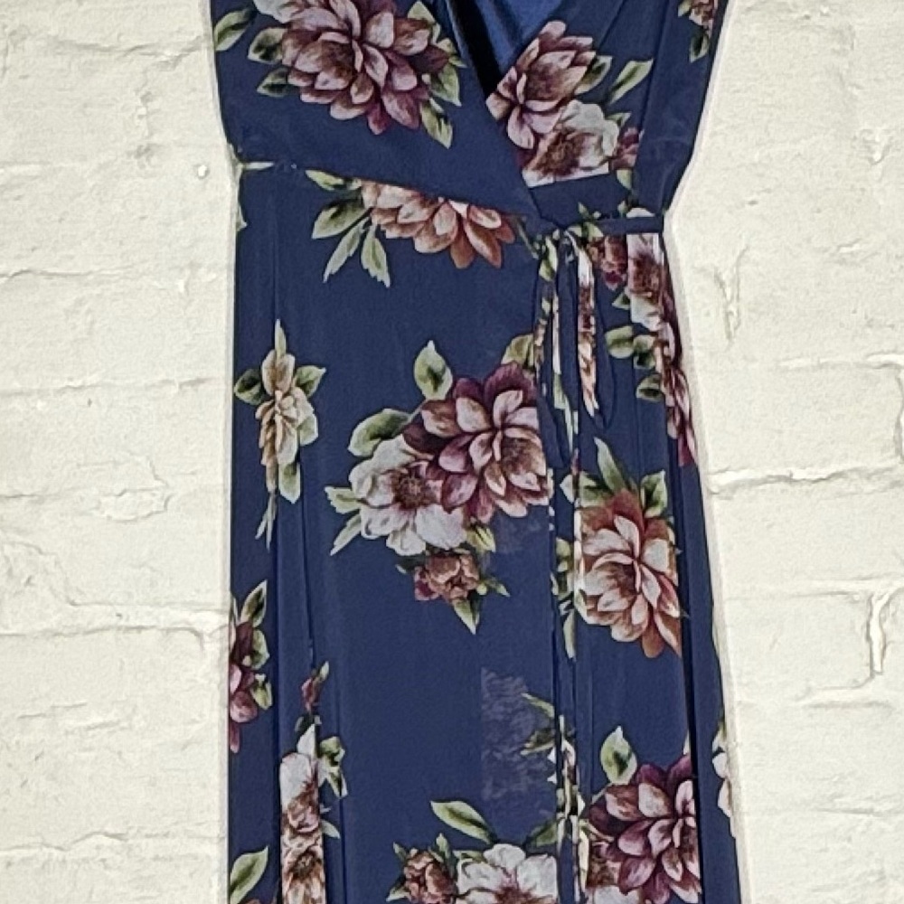 Lulus Always There For Me Wrap Maxi Dress XS - Picture 3 of 8